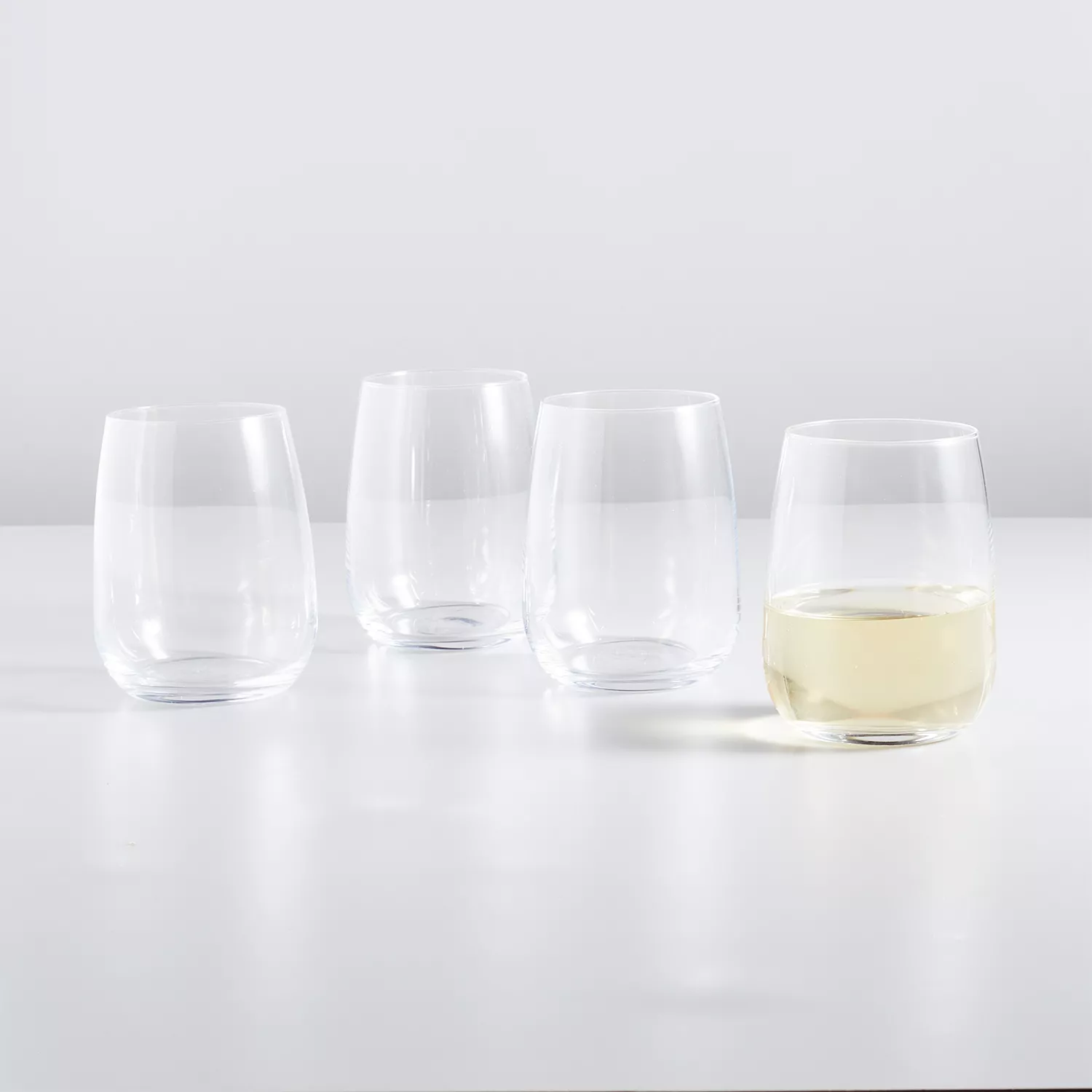 Anchor Hocking Stemless Red Wine Glasses Kitchen Essentials,  20 Oz: Wine Glasses: Wine Glasses