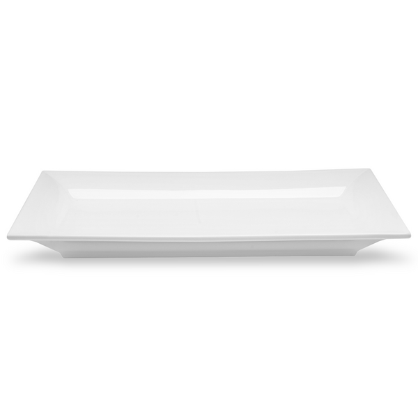 Italian Whiteware Rectangular Serving Platter, 17.75&#34; x 9&#34;