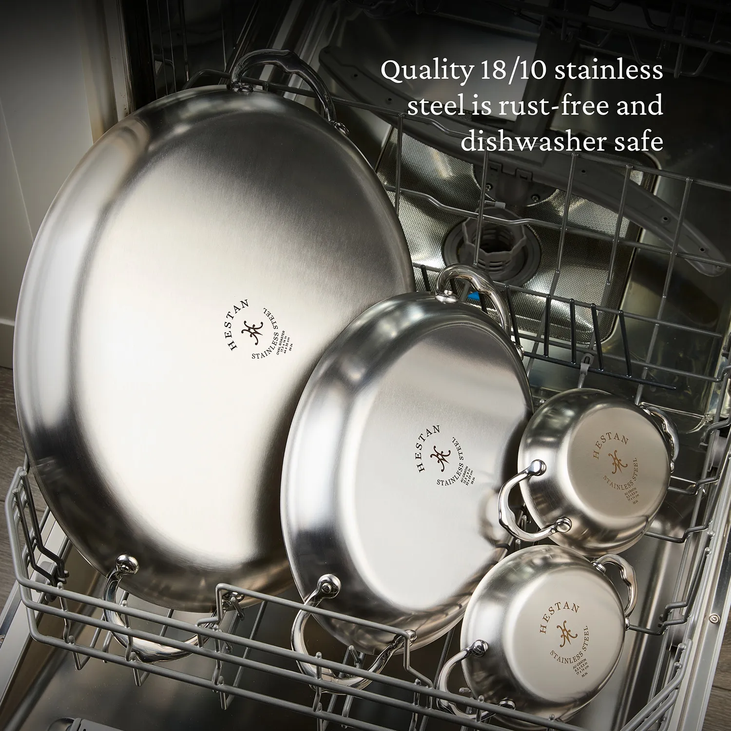 Hestan Provisions Stainless Steel Oval Au Gratin Dish