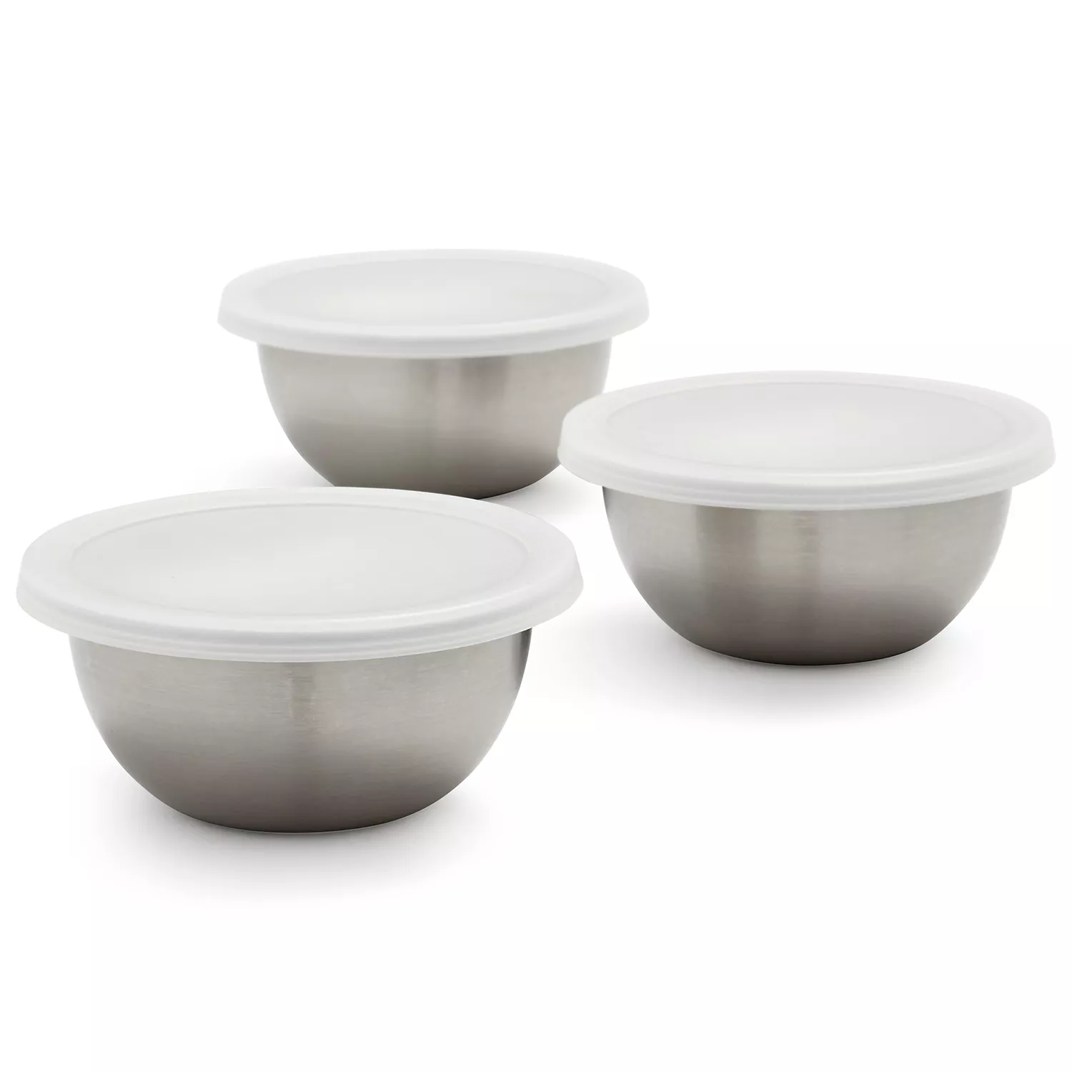Babish Bowls, Mini Prep, Stainless Steel - 4 bowls