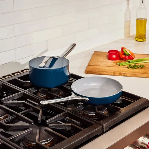 Caraway Ceramic Nonstick Saucepan, 1.75 qt.