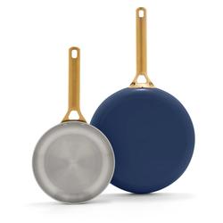 GreenPan Reserve Pro Stainless Steel Set of 2 Skillets, 10" & 12"