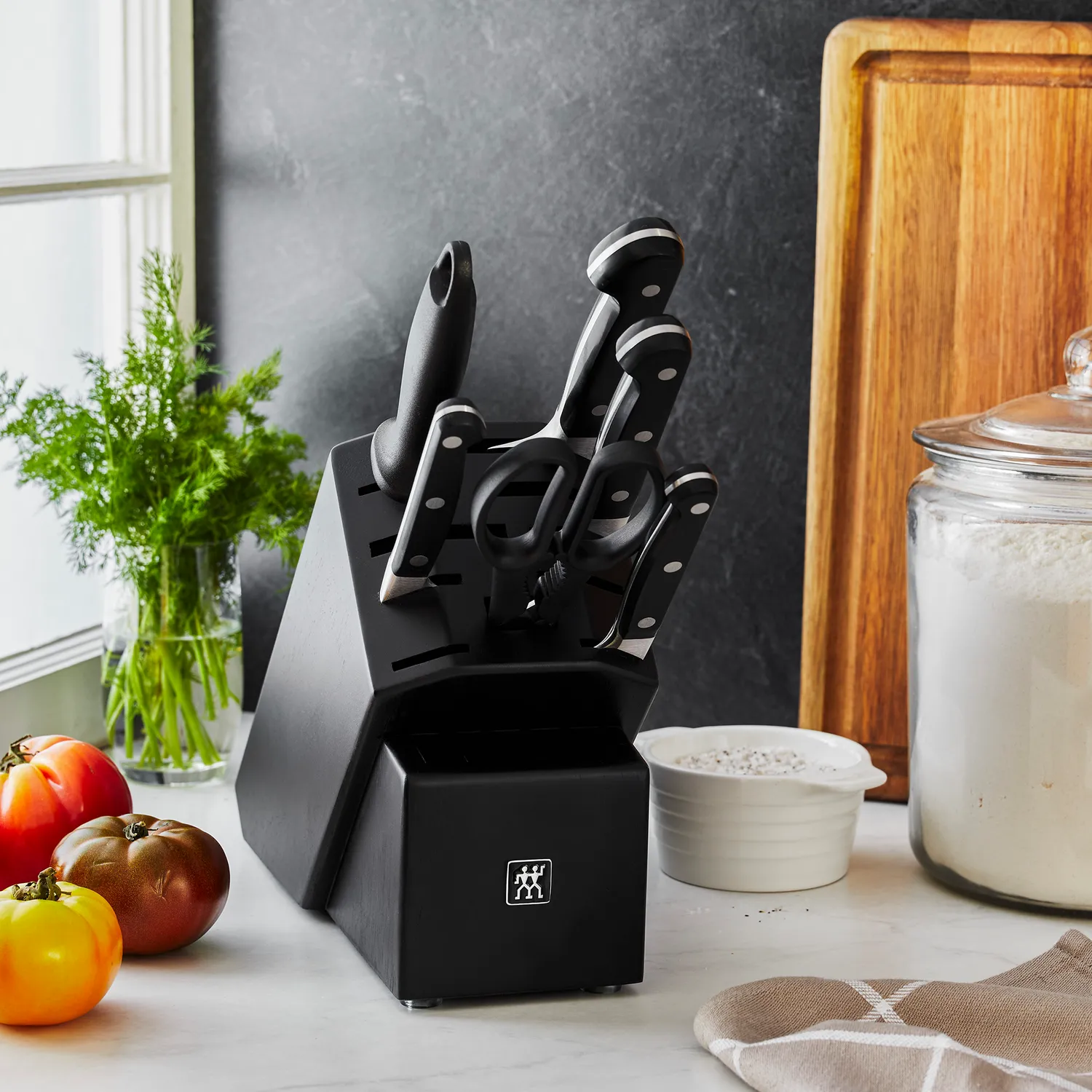 Zwilling Pro 7-Piece Black Block Knife Set