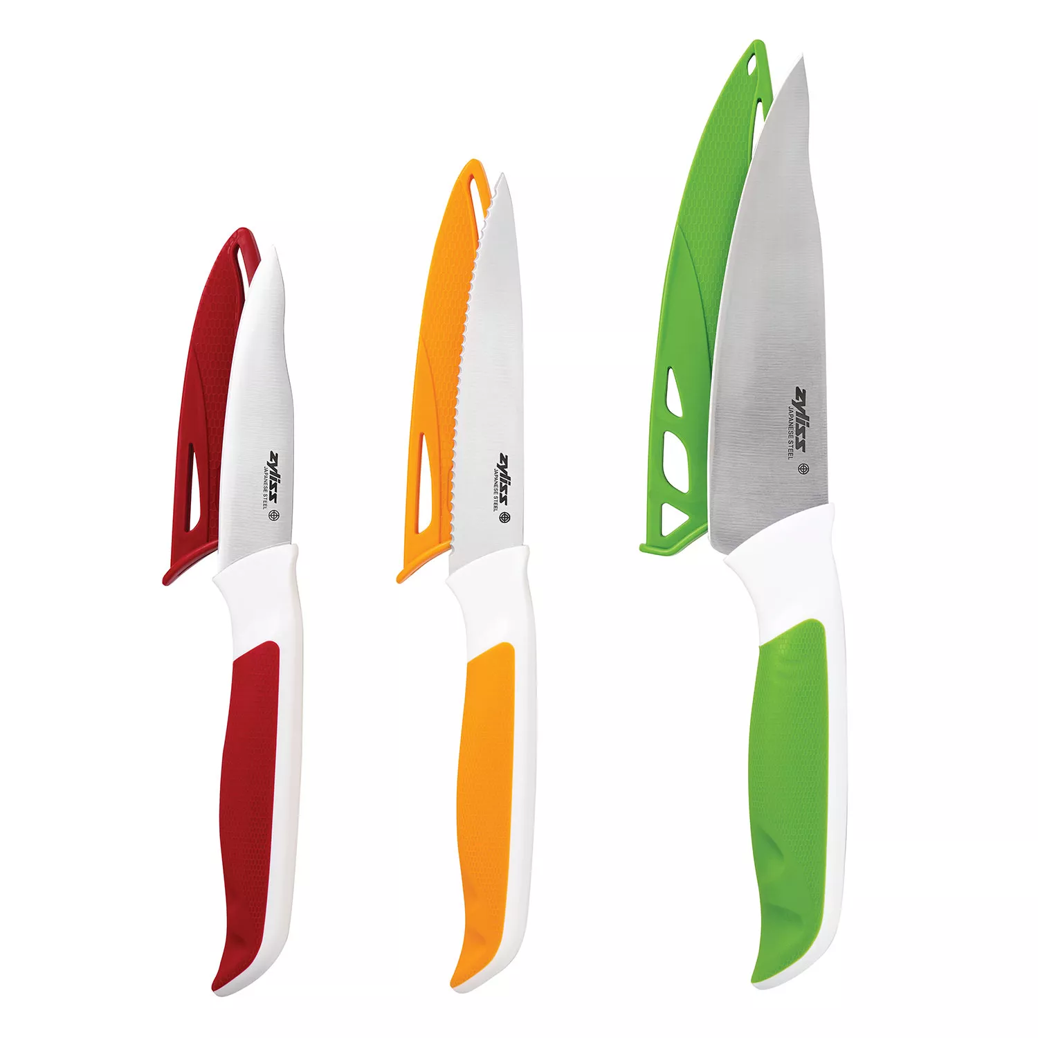 Zyliss Comfort Cutting Board and 3-PC Knife Set
