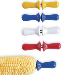 Zyliss Corn Holders I really like hoe these corn holders nestle together