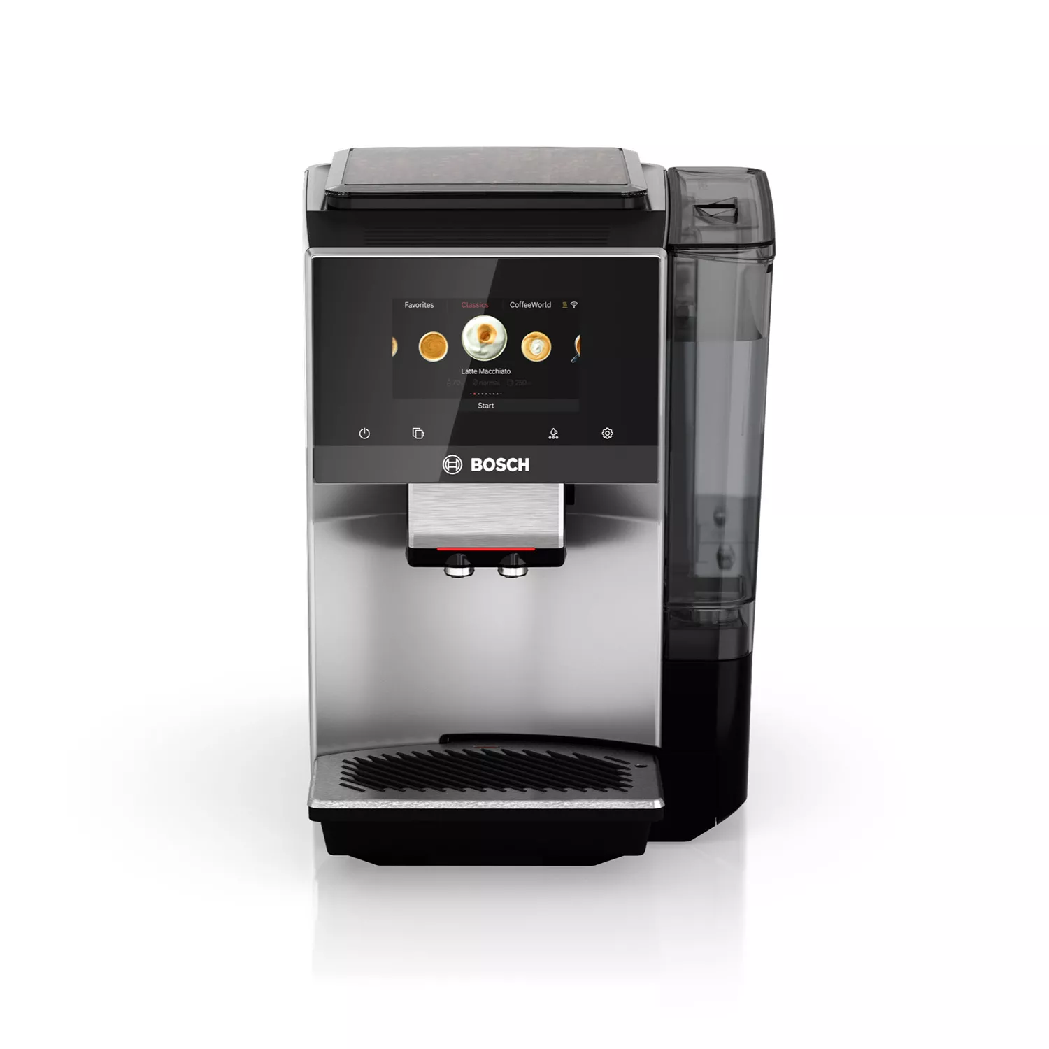 Bosch 800 Series Fully Automatic Espresso Machine with Milk Express Plus, Silver