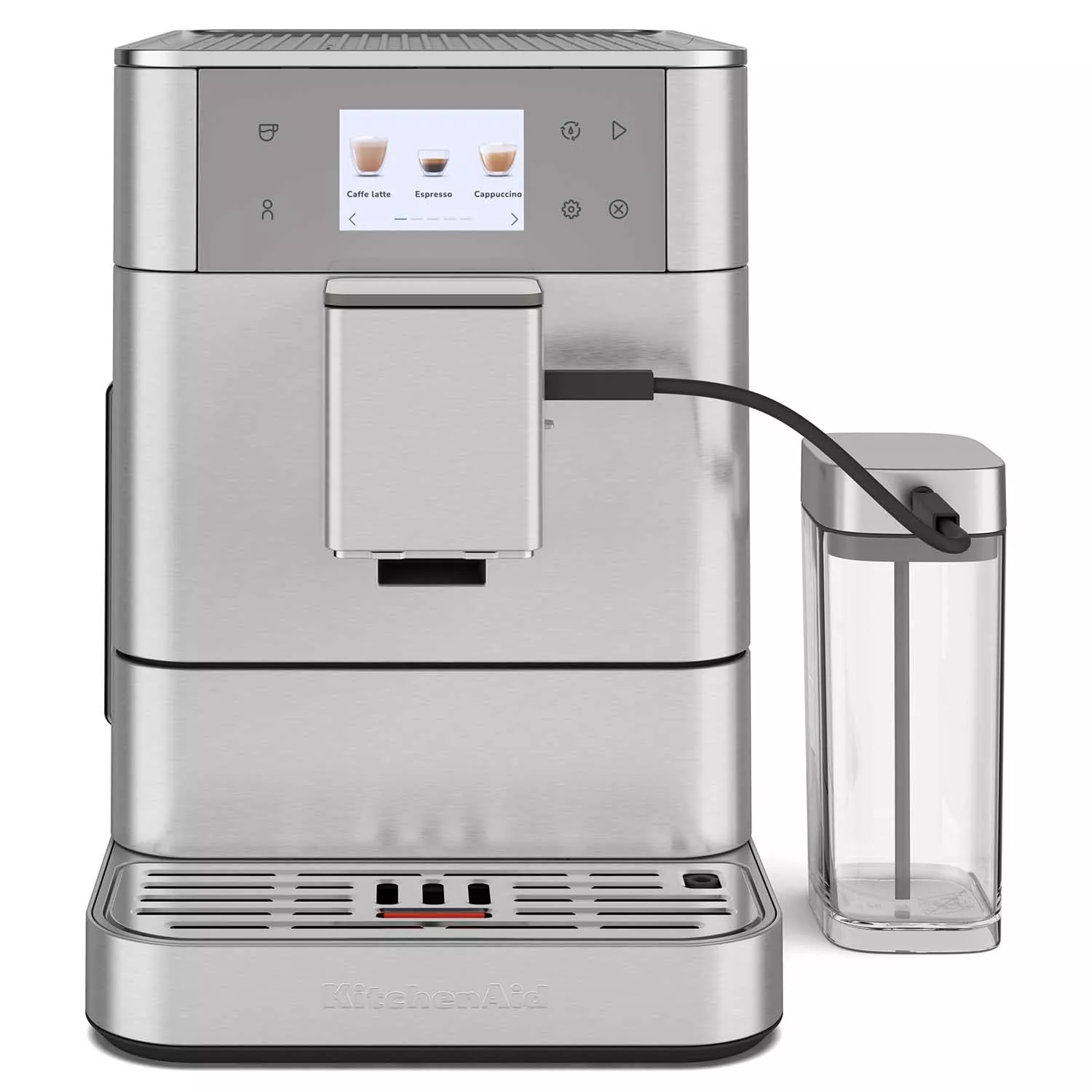 Photos - Coffee Maker KitchenAid Stainless Steel KF7 Fully Automatic Espresso Machine KES8557BK 