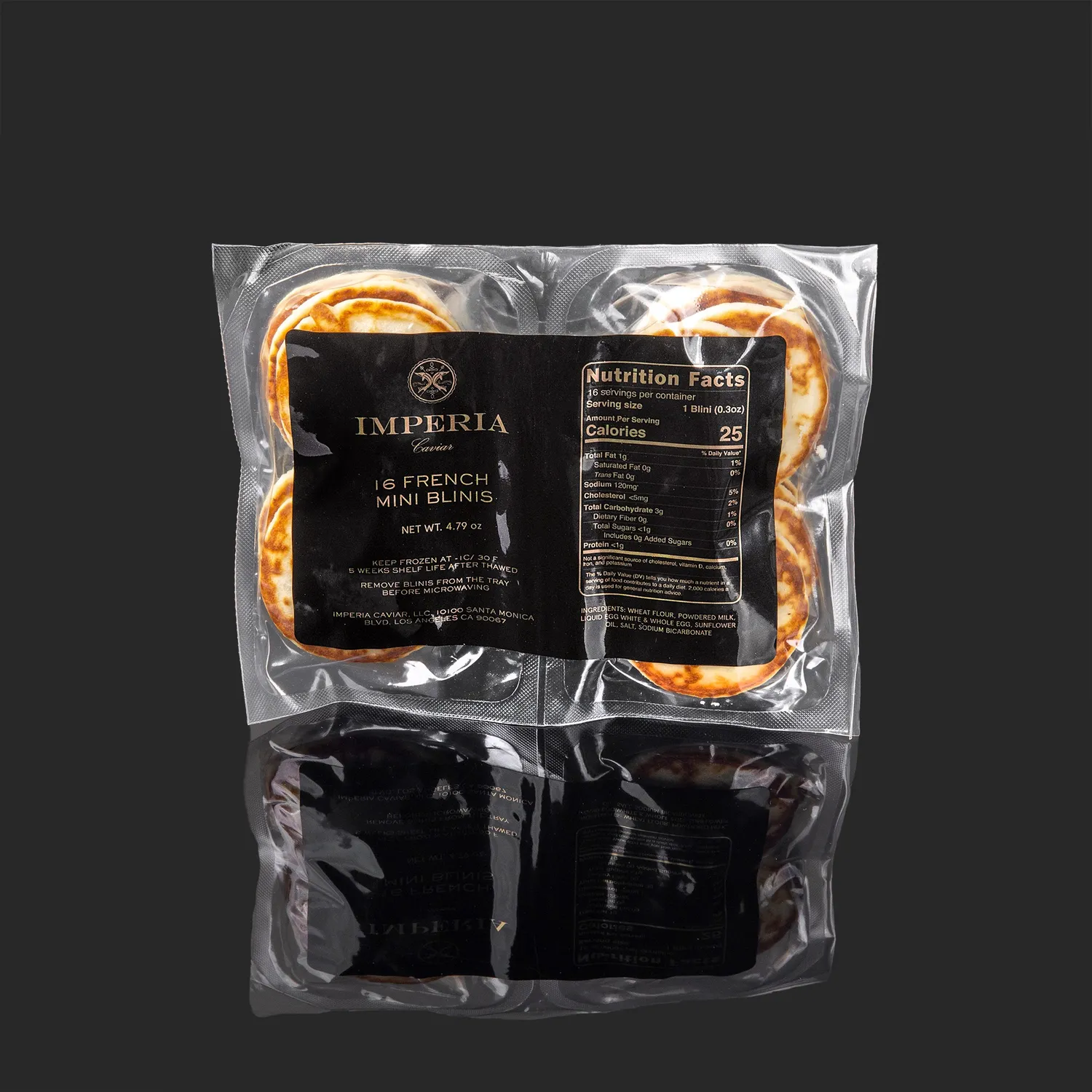 Imperia Caviar French Blinis
