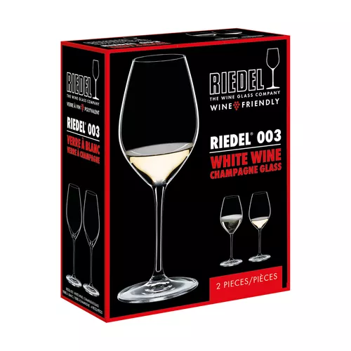 RIEDEL Wine Friendly White Wine/Champane Glass, Set of 2