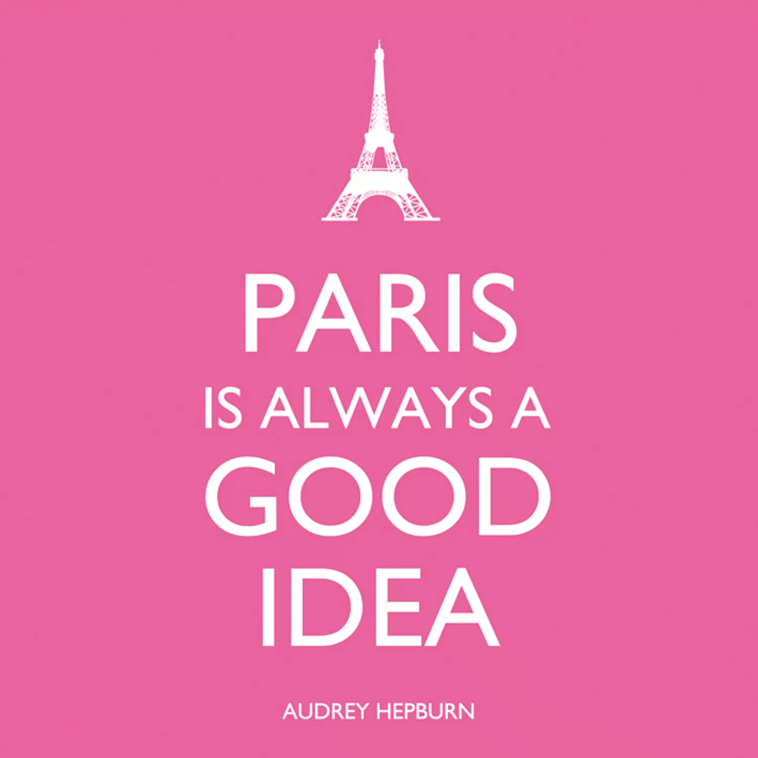 &#8220;Paris Is Always a Good Idea&#8221; Paper Cocktail Napkins