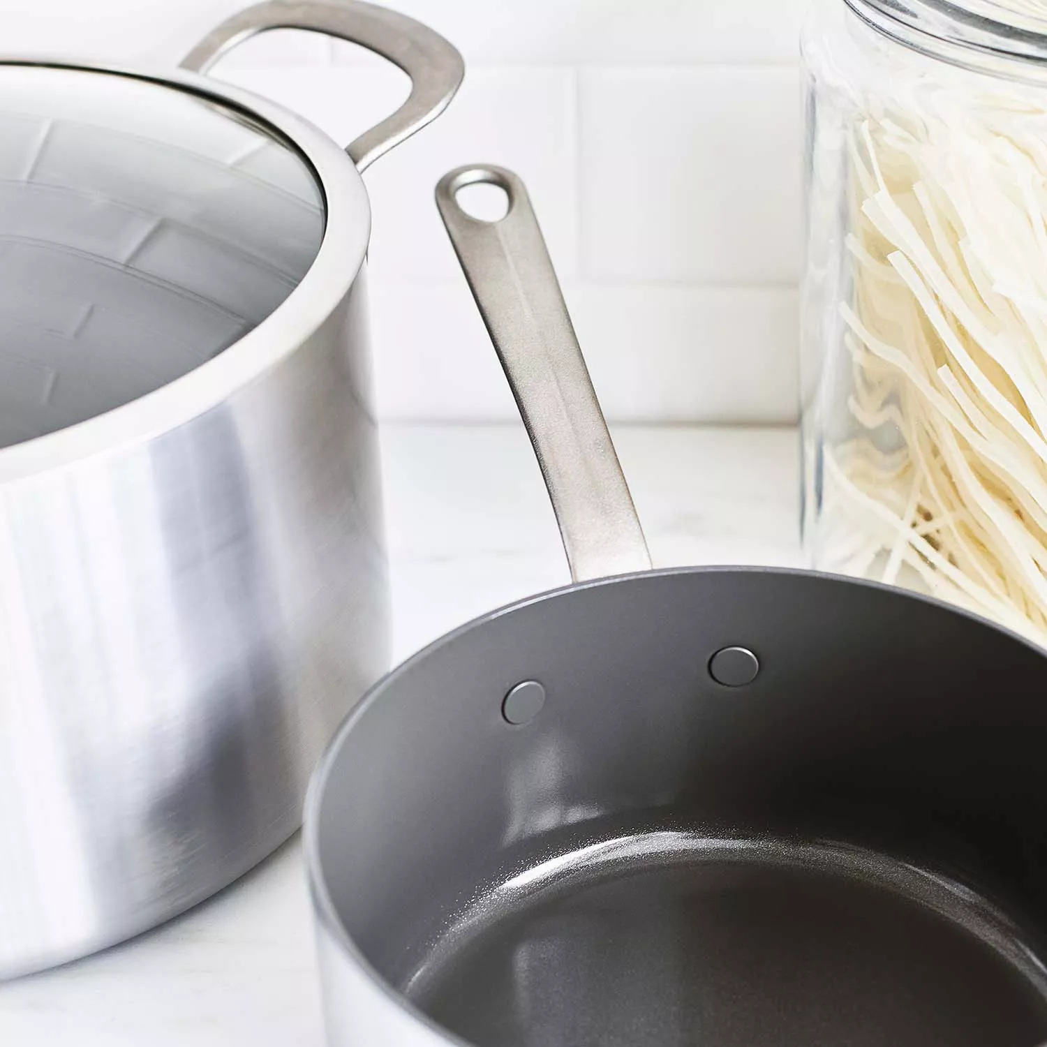 GreenPan Craft Steel 10-Piece Cookware Set with Bonus Pan Protectors