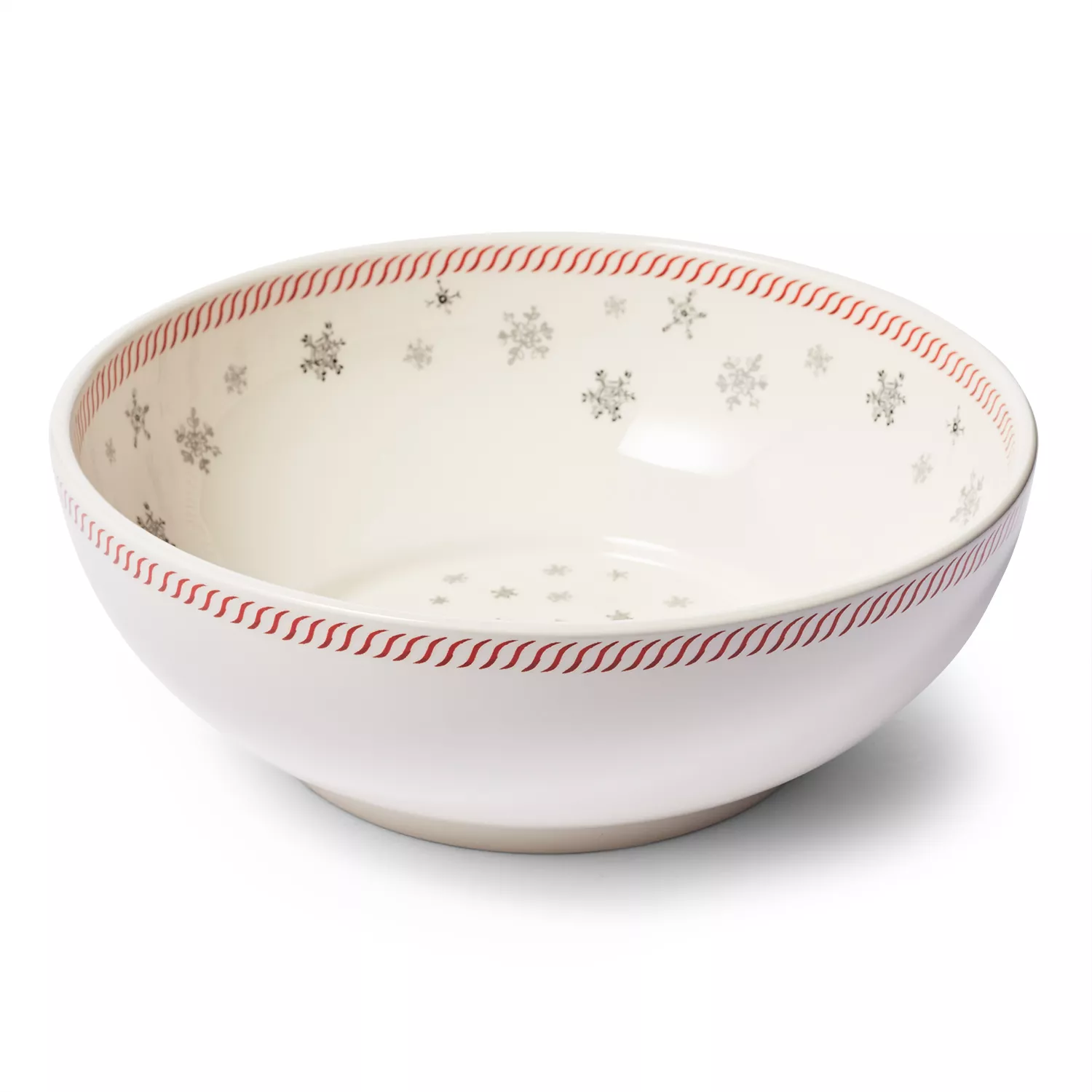 Sur La Table Snowy Village Reindeer Serve Bowl