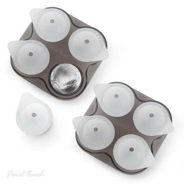 Final Touch Ball Ice Molds, Set of 2