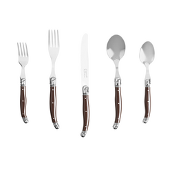 French Home Laguiole Stainless Steel Flatware, 20-Piece Set