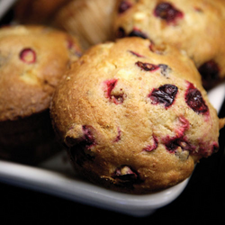 Easy Morning Muffins with Raspberries