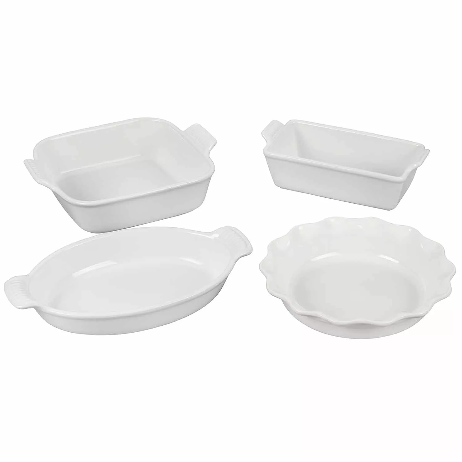 Le Creuset Stoneware 4-Piece Heritage Bakeware Set | Sur La Table