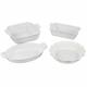 White Stoneware Bakeware Sets