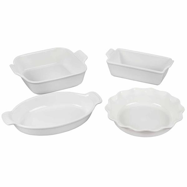 Le Creuset Heritage Stoneware 4-Piece Bakeware Set
