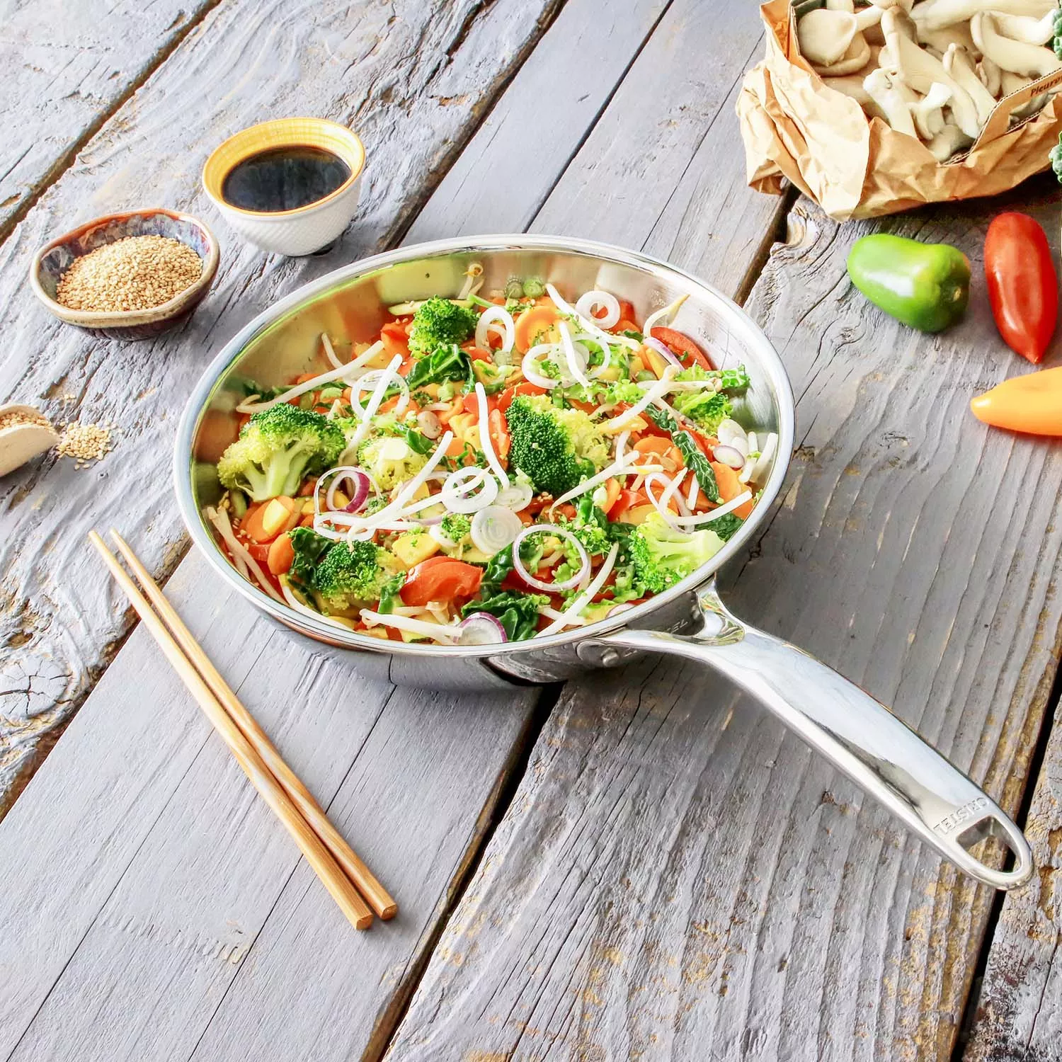 Cristel Castel&#8217;Pro 5-Ply Deep Skillets