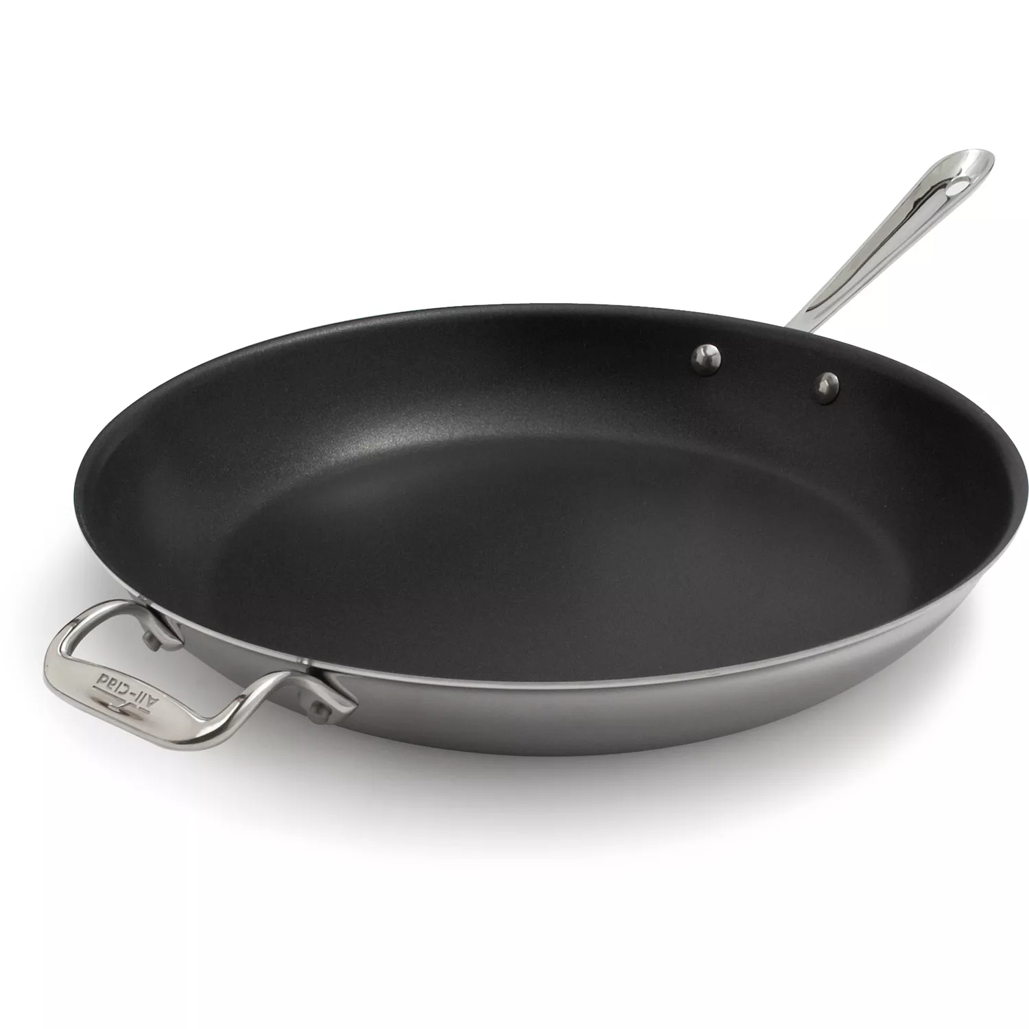 All Clad Non-Stick Frying Pan Black Steel Handle Fry Pan Skillet