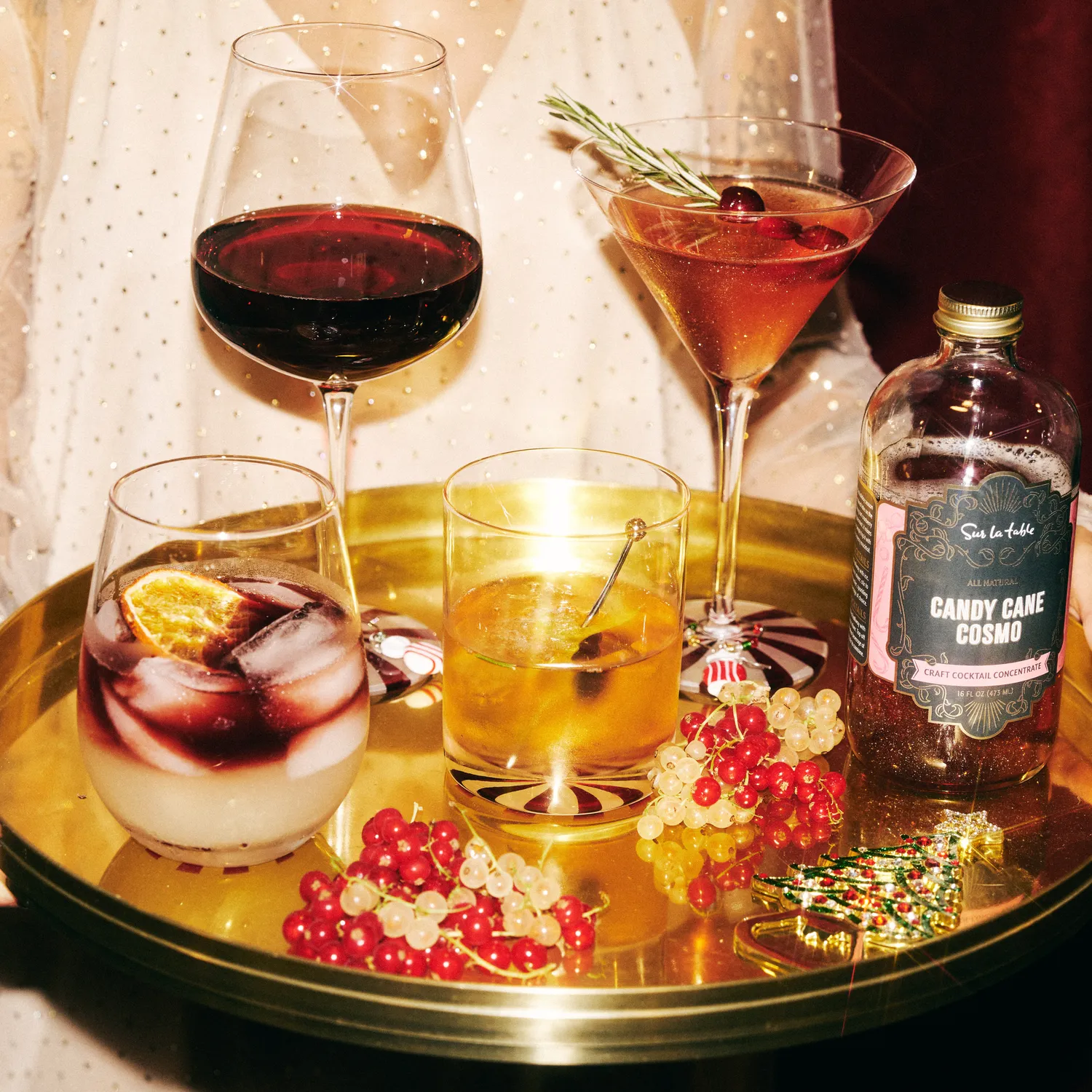 Sur la table Peppermint Wine Glass