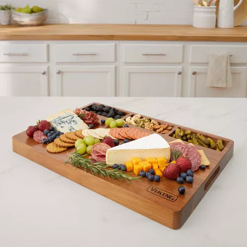 Viking Acacia Wood Butcher Block Prep and Serving Board