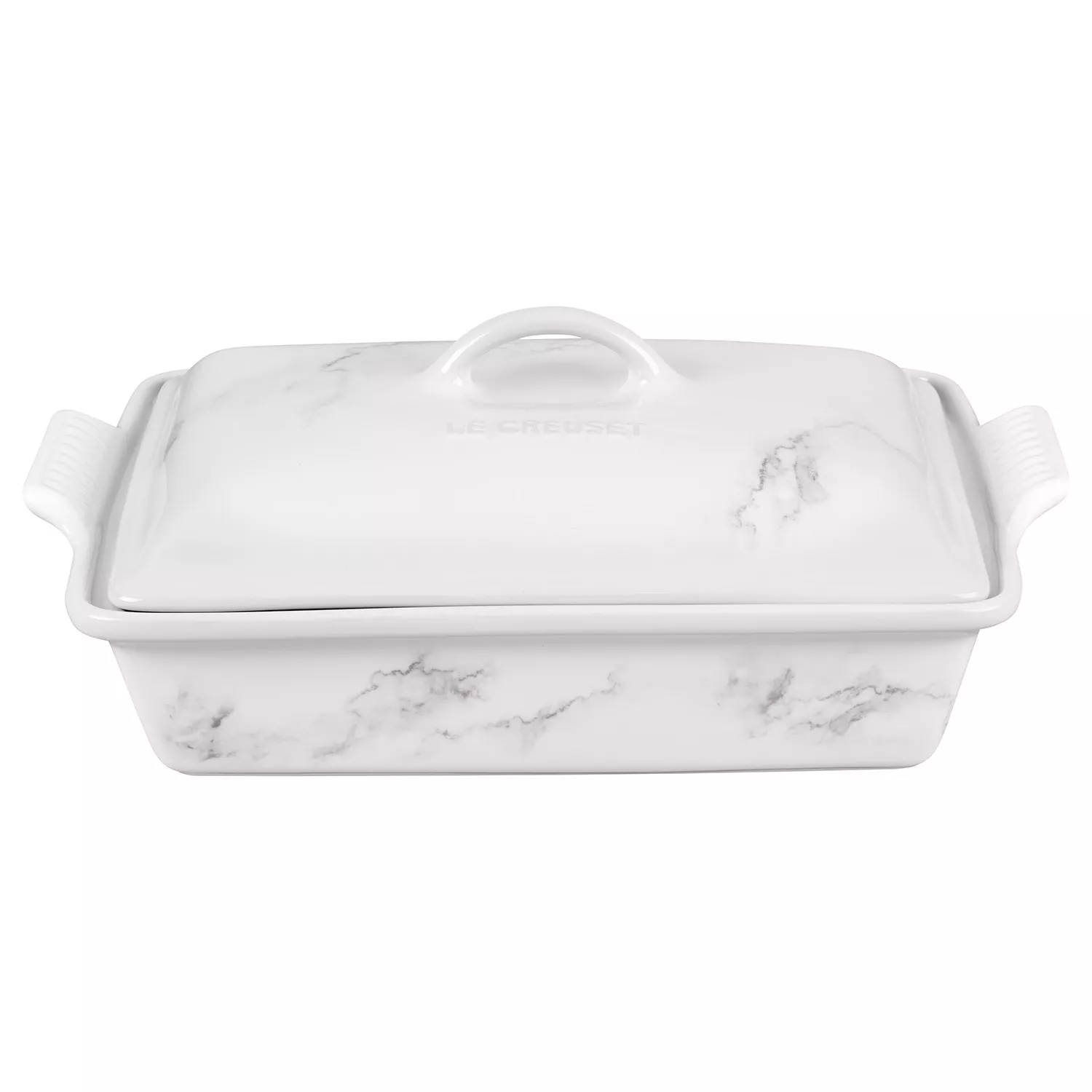 Le Creuset Heritage Marble Covered Baker, 4 qt.