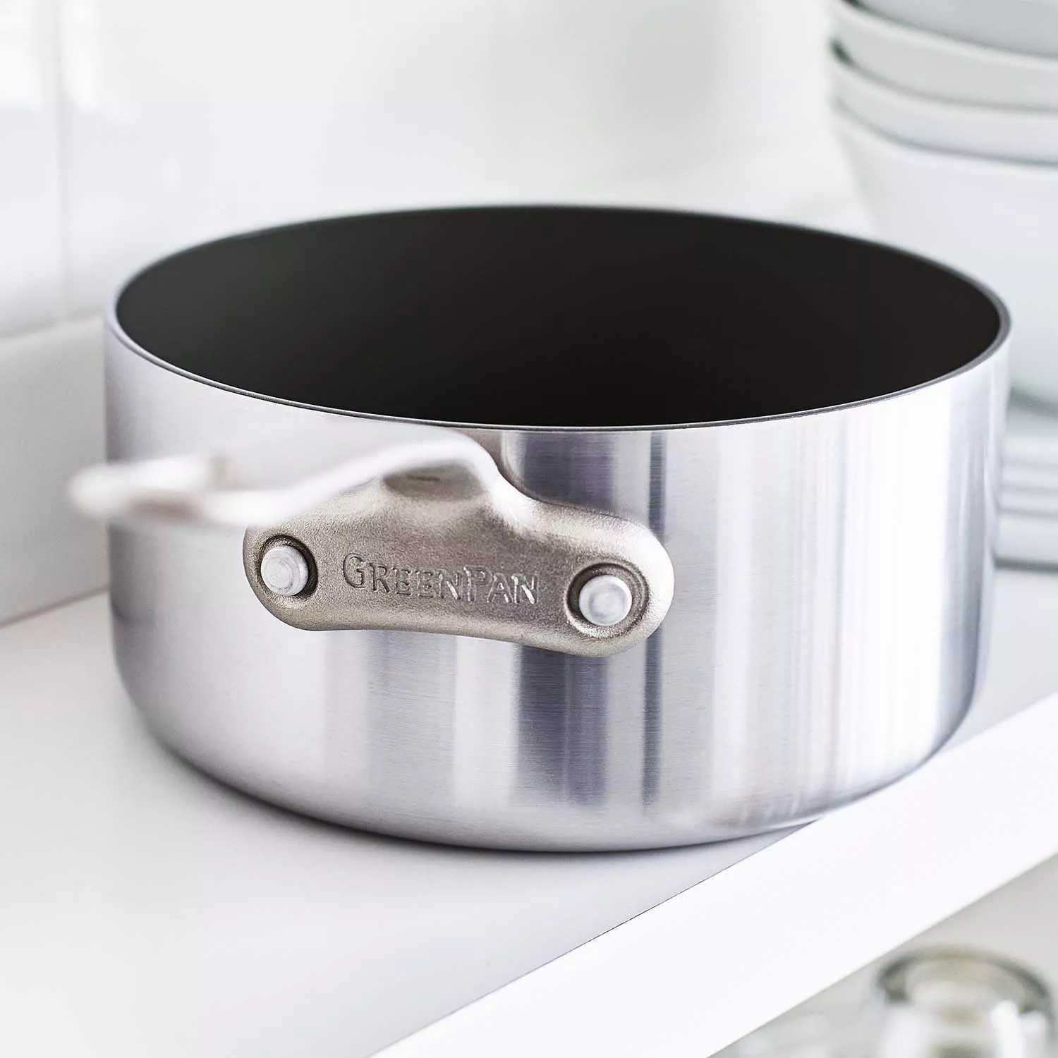 GreenPan Craft Steel 10-Piece Cookware Set with Bonus Pan Protectors