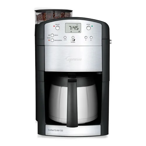 Capresso CoffeeTEAM TS Coffee Maker with Burr Grinder
