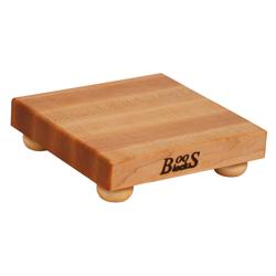 John Boos Maple Edge-Grain Square Serving Boards w/ Feet, 1.5" Thick My sister fell in love with them, so I ended up buying her 2 of them