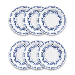 Tar Hong Lemon Orchard Melamine Dinner Plates, Set of 6