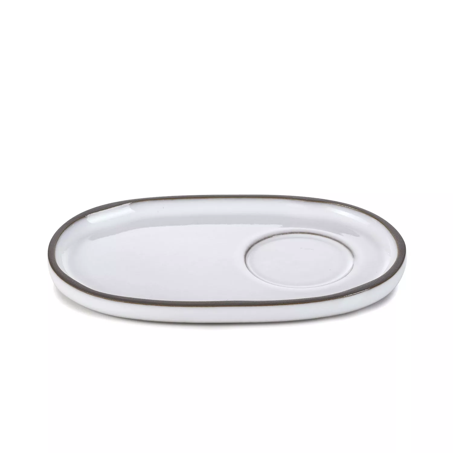 Revol Caract&#232;re Oval Saucers, Set of 4