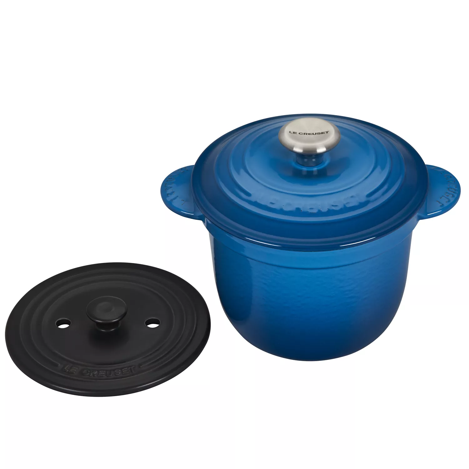 Le Creuset Rice Pots with Stoneware Insert, 2.25 qt.