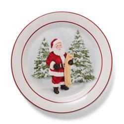 Sur la table Vintage Christmas Salad Plate