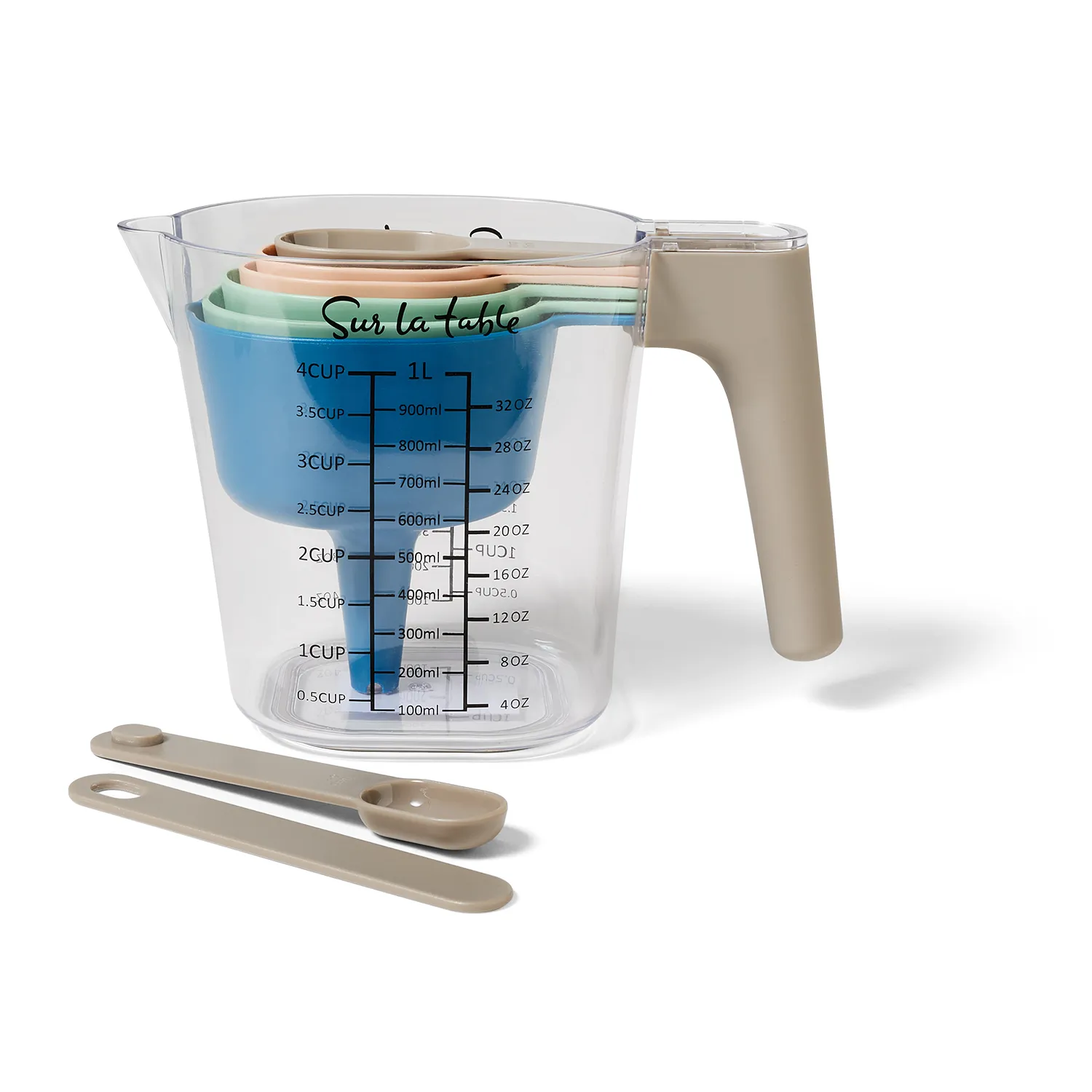 Sur La Table Measuring Cups, Set of 9