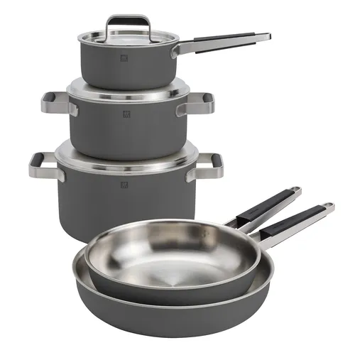 Zwilling Pure Stainless Steel 8-Piece Cookware Set