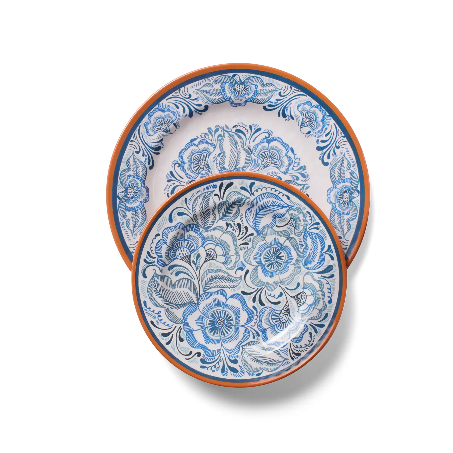 Sur La Table 12-Piece Azul Melamine Dinnerware Set