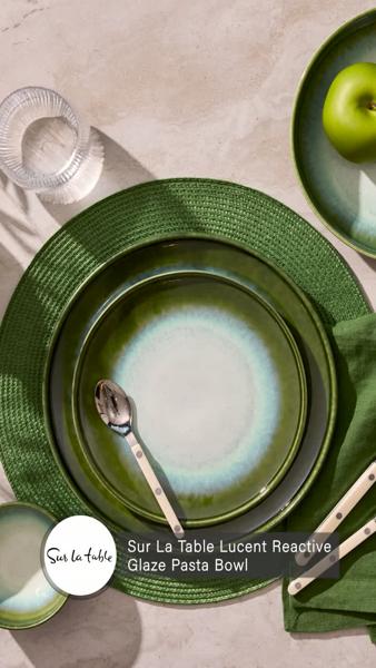 Sur La Table Lucent Reactive Glaze Pasta Bowl