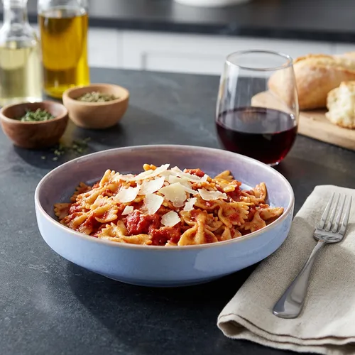 Sur La Table Lucent Reactive Glaze Pasta Bowl