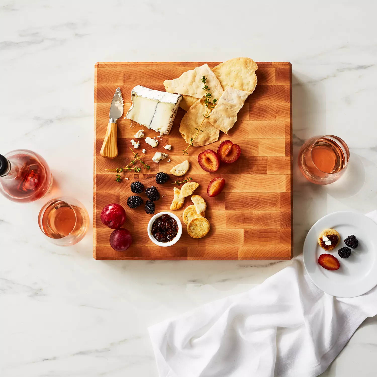 Mini Wood Cutting Board, Small Rustic Serving Board, Multi Wood Cheese  Board, Great Kitchen Accessories and Gift, Multi Color/Hardwood Edge Grain