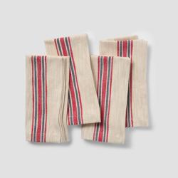 Sur La Table French Stripe Napkins, Set of 4