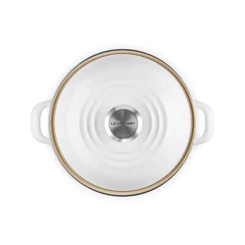 Le Creuset Petite Enameled Steel Stockpot, 3.8 qt.
