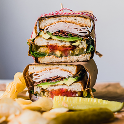 Ultimate Avocado BLT Club Sandwich