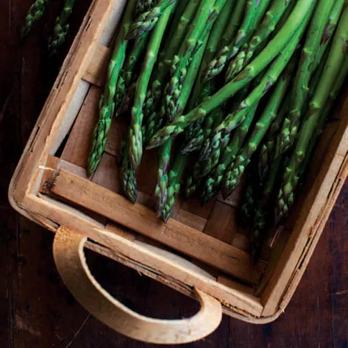 Asparagus and Chopped Egg with Meyer Lemon Olive Oil