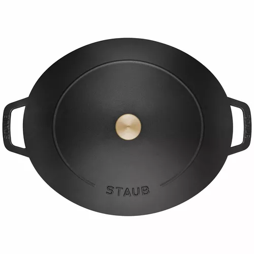 Staub Cast Iron Wide Oval Dutch Oven, 6.25 Qt. 