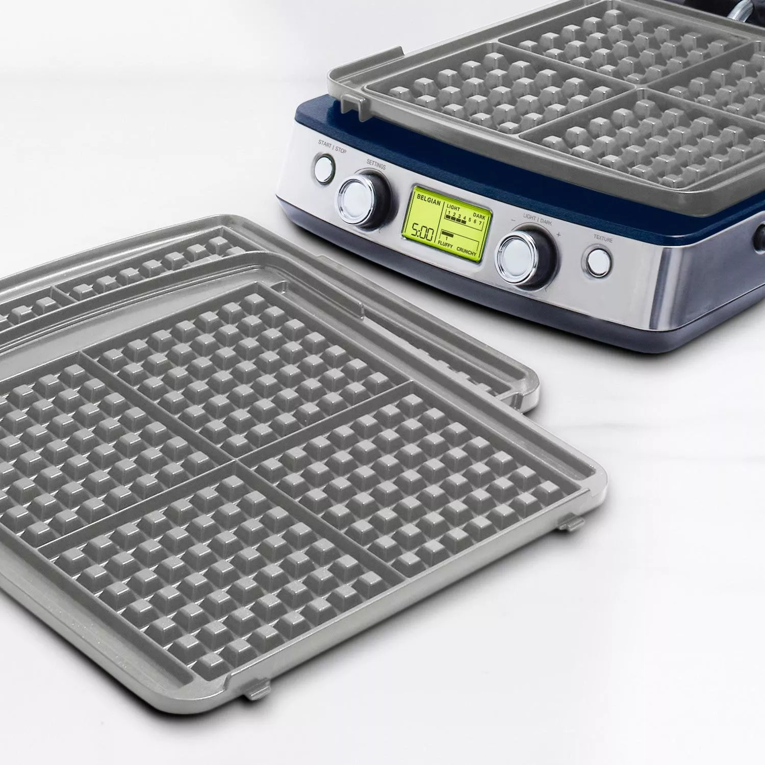 GreenPan Elite Ceramic Nonstick 4-Square Waffle Maker