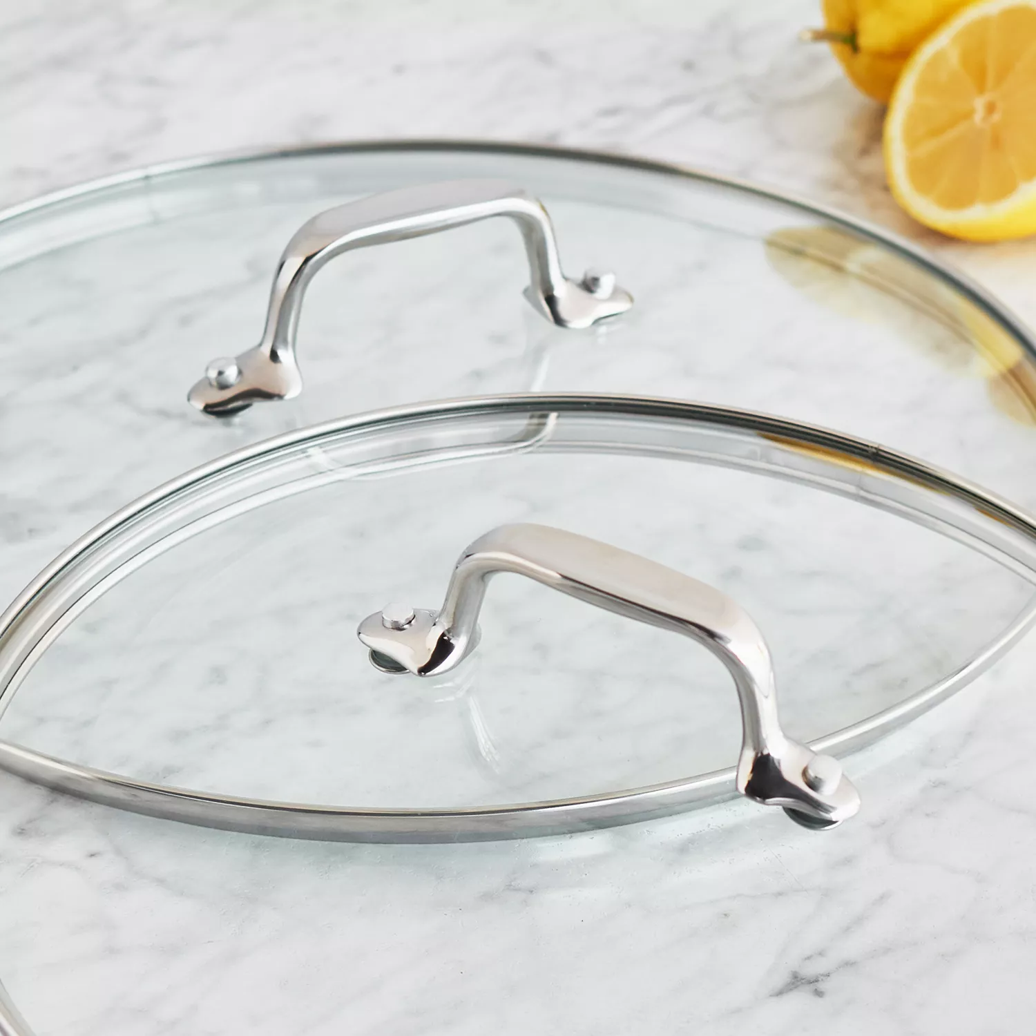 All-Clad HA1 2-Piece Glass Lid Set, 10" & 12"