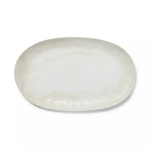 Sur La Table Reactive Glaze White Melamine Platter