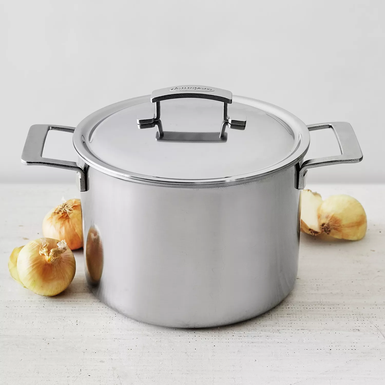 Demeyere Industry5 Stockpot with Thermo Lid, 8 qt.