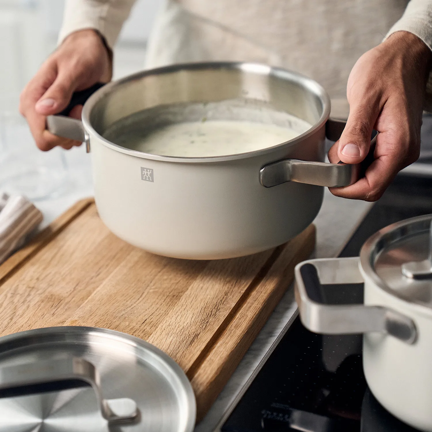 Zwilling Pure Stainless Steel 8-Piece Cookware Set